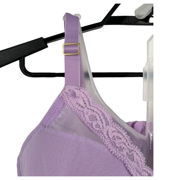 Natori 741299 Feathers full figure underwire bra purple size 36D - Picture 3 of 9